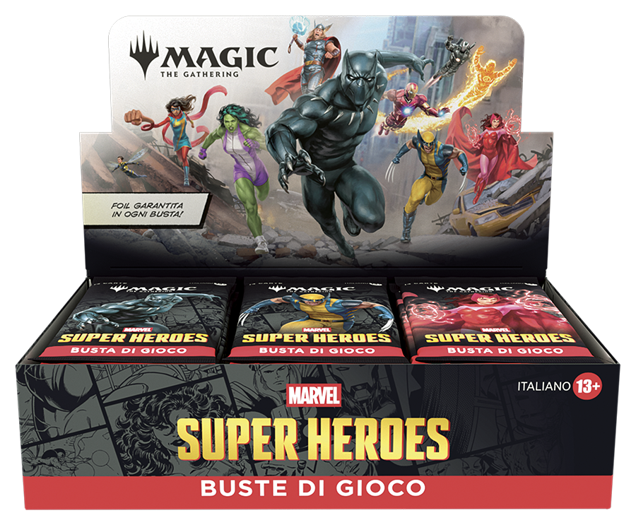 Magic: The Gathering® | Marvel Super Heroes – Play Booster Display