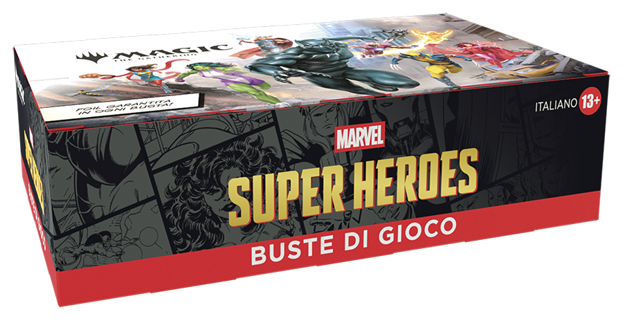 Magic: The Gathering® | Marvel Super Heroes – Play Booster Display