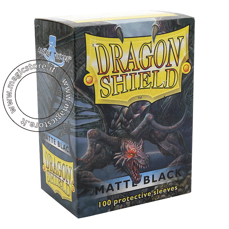 Dragon Shield Matte Black 100 Bustine