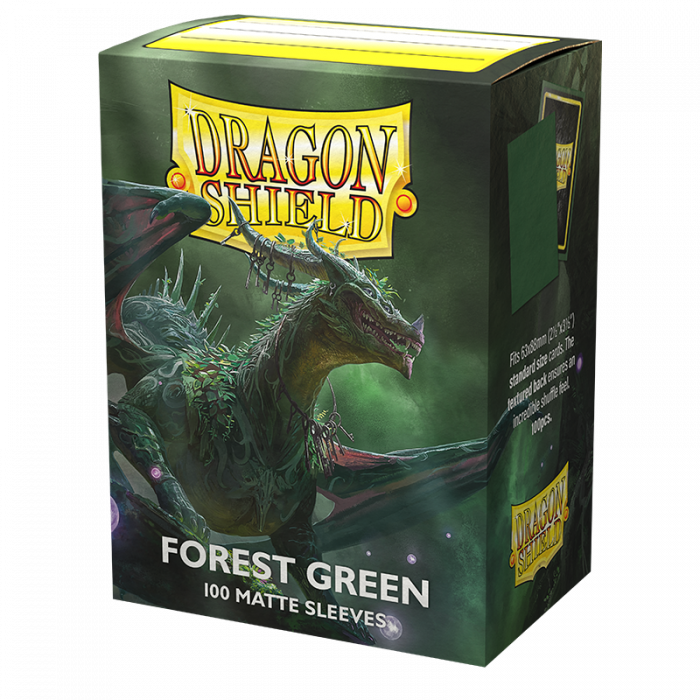Dragon Shield Matte Forest Green 100 Bustine