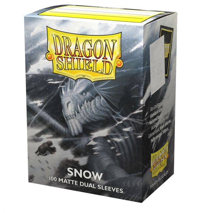 Dragon Shield Dual Matte Snow 100 Bustine