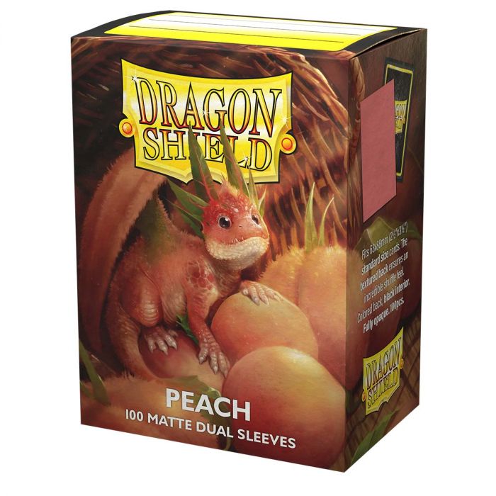 Dragon Shield Dual Matte Peach 100 Bustine