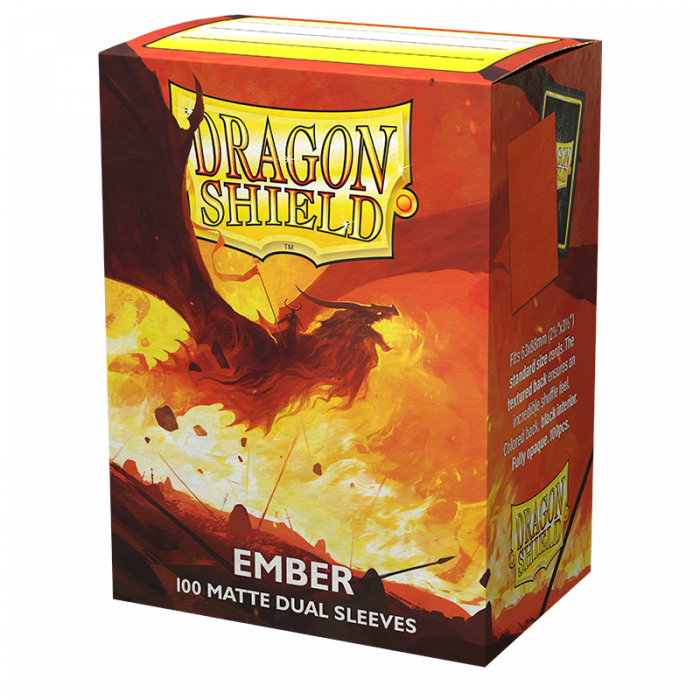 Dragon Shield Dual Matte Ember 100 Bustine